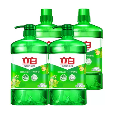 88vip：立白轻松去油洗洁精4kg×1箱 折4.8元/瓶，19.5元+1.99元淘金币