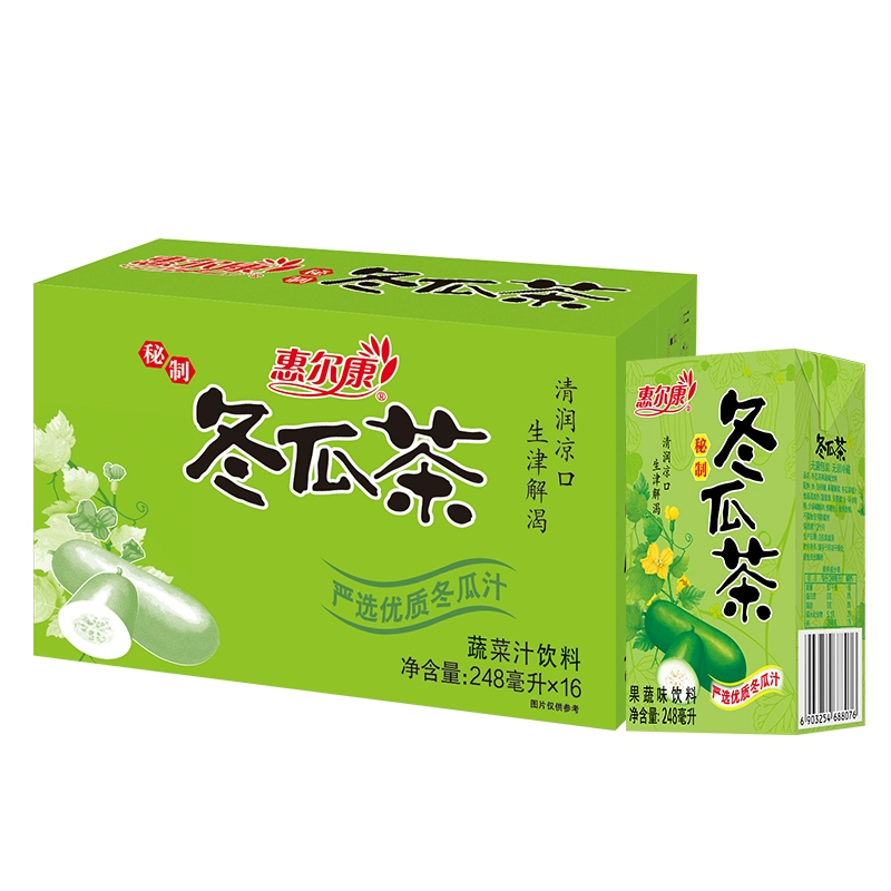 惠尔康 冬瓜茶 248ml*16盒*1箱 9.8元包邮（双重优惠）