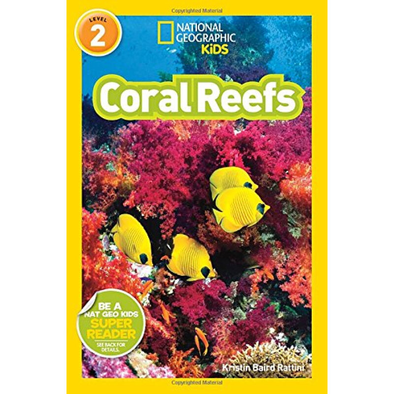 PLUS会员：《国家地理分级阅读：珊瑚礁》（英文原版） 9.9元包邮