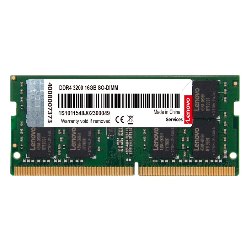 PLUS会员：Lenovo 联想 16GB DDR4 3200 笔记本内存条 151.34元包邮(需用券+凑单)