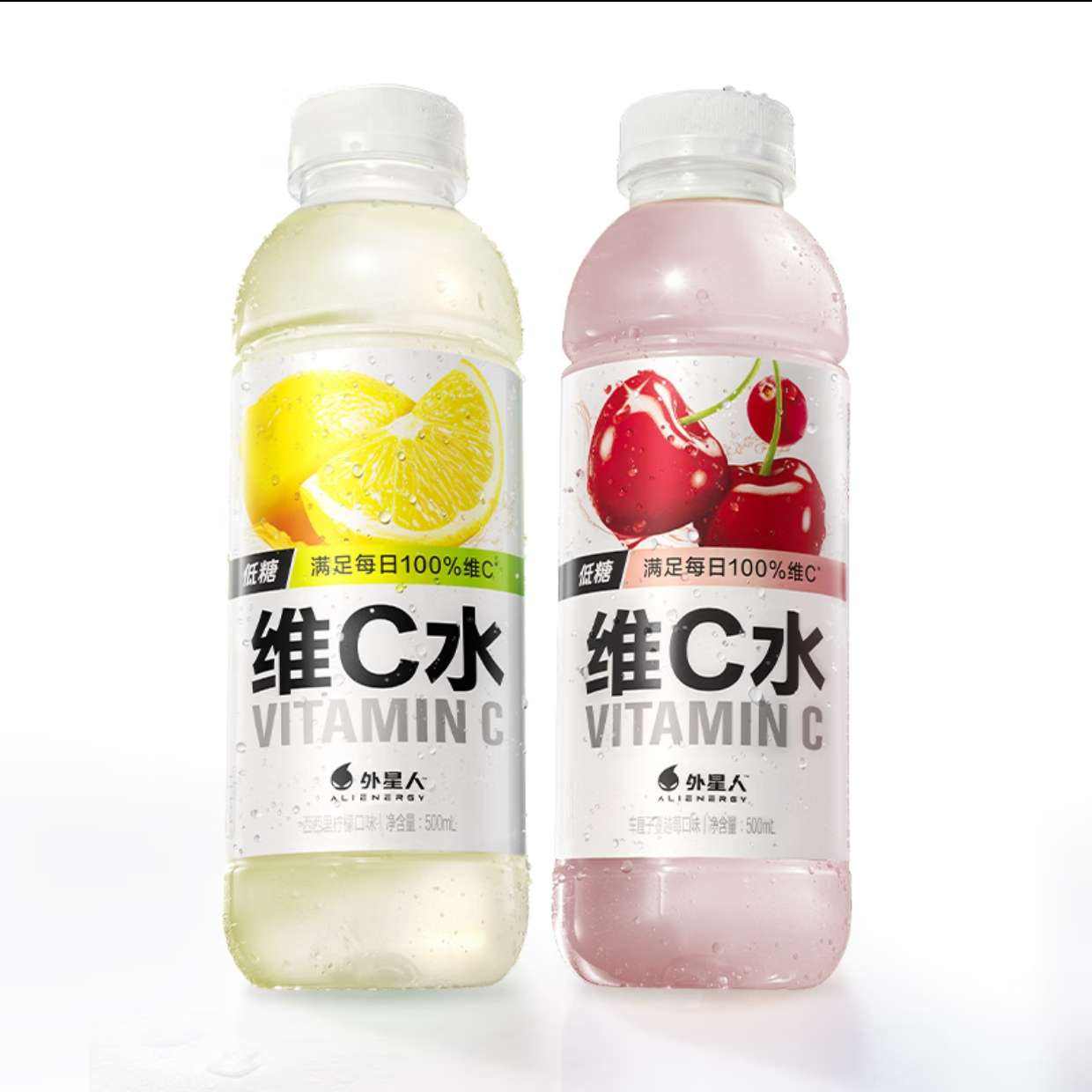 双11狂欢、plus会员：外星人维C饮料 车厘子蔓越莓 500ml*15瓶 54.66元包邮