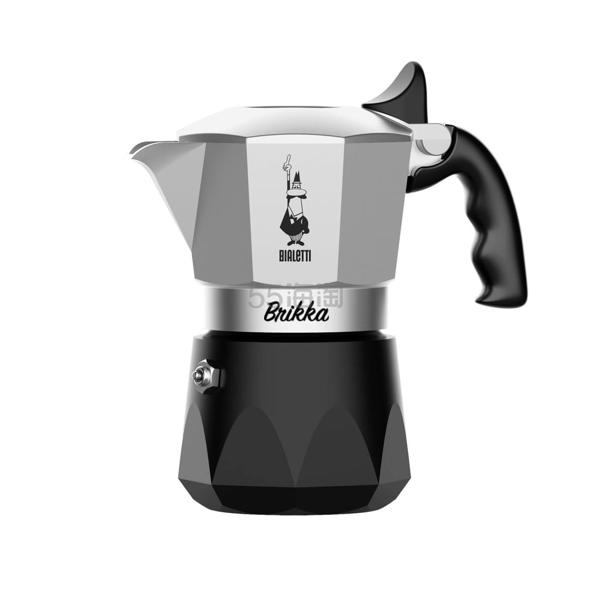 【含税直邮】Bialetti 炉灶式意式浄缩咖啡壶 便携式 铝材质 120.0毫升