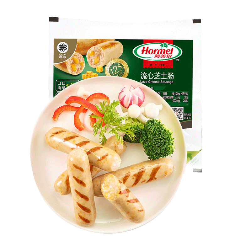 Hormel 荷美尔 流心芝士肠 180g 23.66元