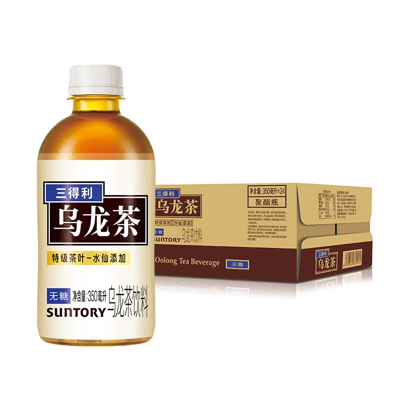 SUNTORY/三得利乌龙茶迷你版 无糖0脂小瓶茶饮料整箱350ml*24瓶 ￥85