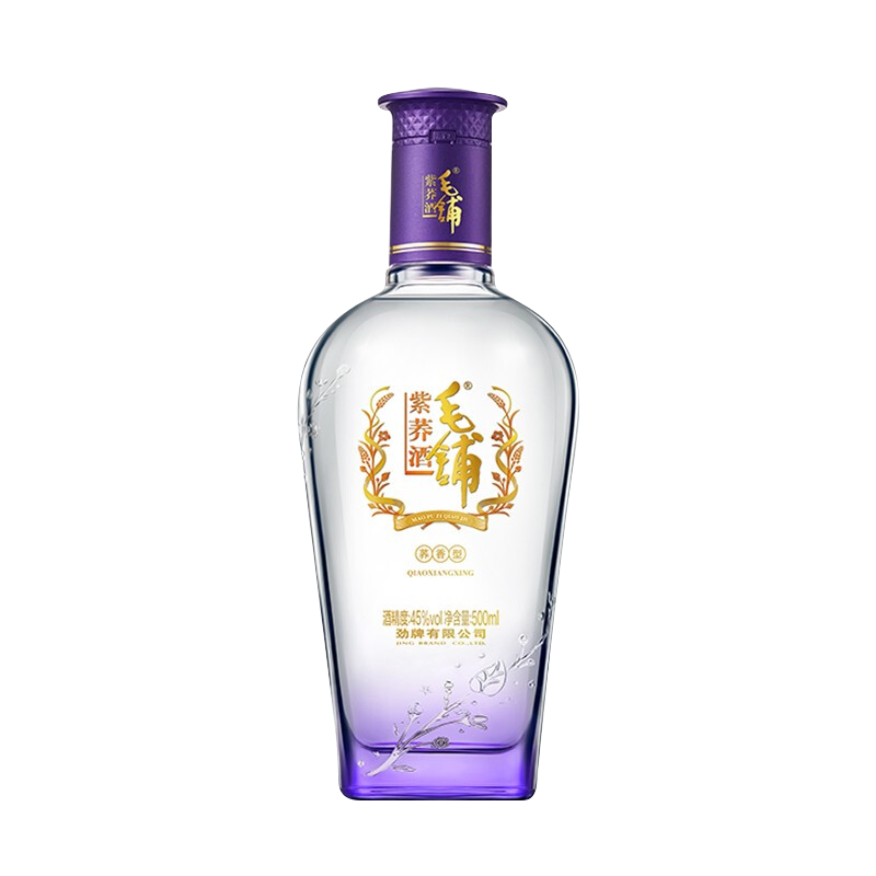 plus会员：MAO PU 毛铺 紫荞酒 45﹪vol 荞香型白酒 500ml 单瓶装*2件 375.42元，折18