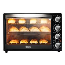 PLUS会员，需首购:格兰仕（Galanz）电烤箱40L K42（经典黑） 216.96元包邮+9.9元