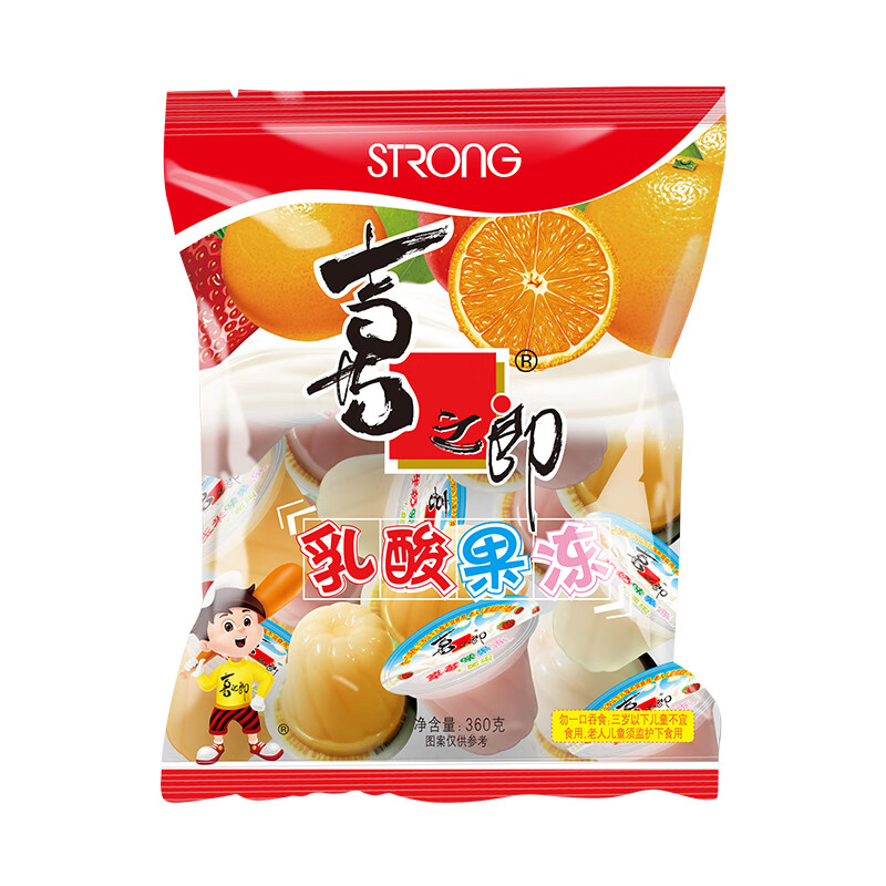 XIZHILANG 喜之郎 乳酸果冻 360g 5.7元