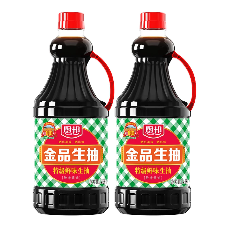 厨邦 金品生抽 特级酿造酱油 1.48kg*1瓶 9.06元 - 线报酷