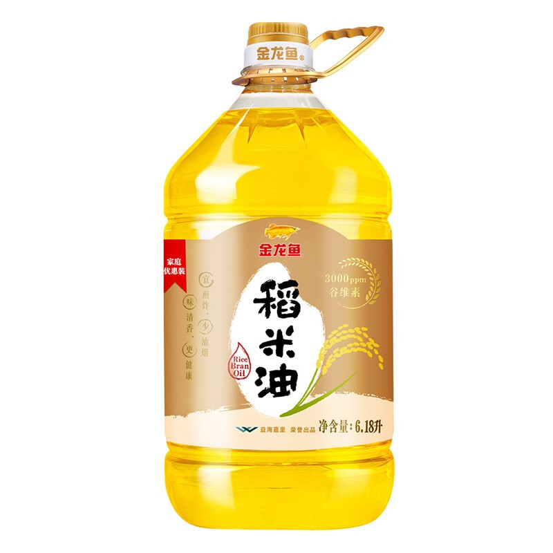 金龙鱼 稻米油 6.18L 89.9元