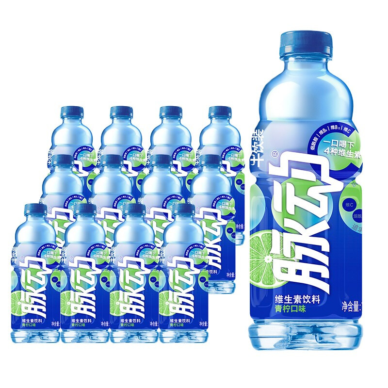 Mizone 脉动 低糖青柠味 1L*12瓶 整箱 50.5元