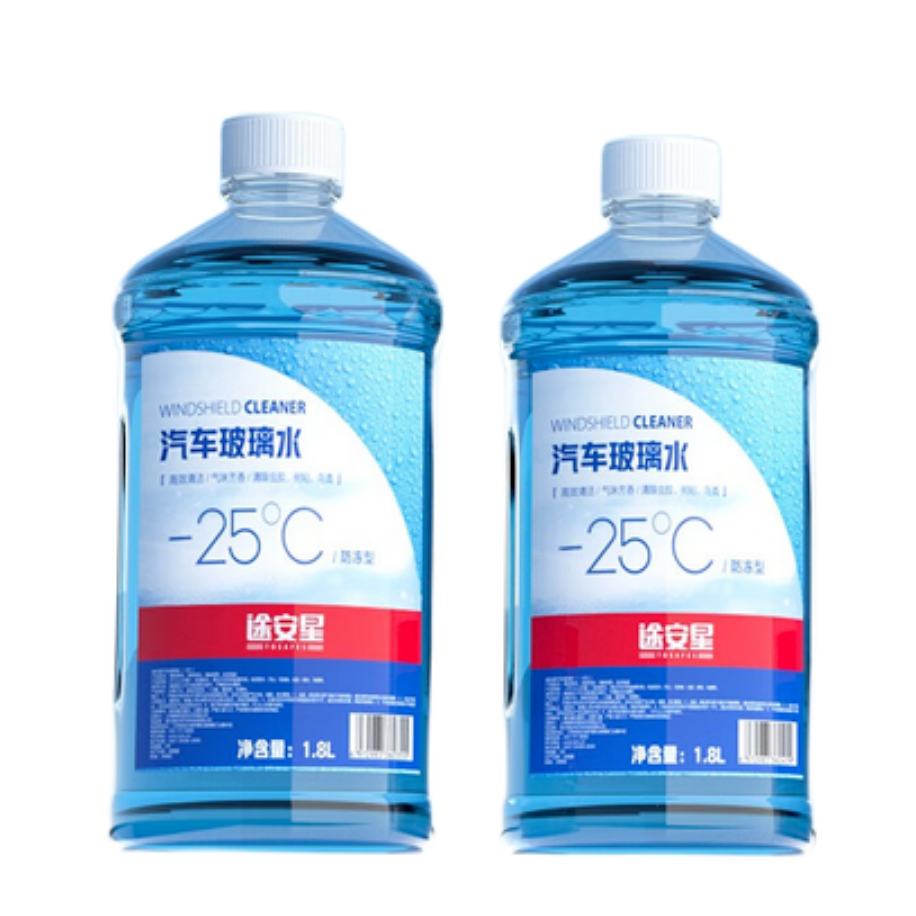 TUHU 途虎 大桶车用冬季玻璃水 -25℃ 2L*2瓶装 14.9元（需领券）