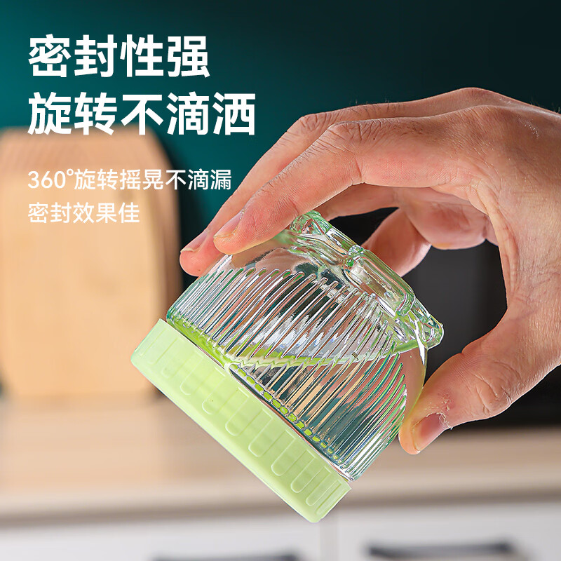 妙厨伦 透明玻璃密封盒杂粮零食罐创意猫爪储物罐厨房收纳瓶 猫爪储物罐 