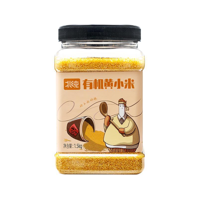 北纯 有机黄小米 1.5kg 27.9元