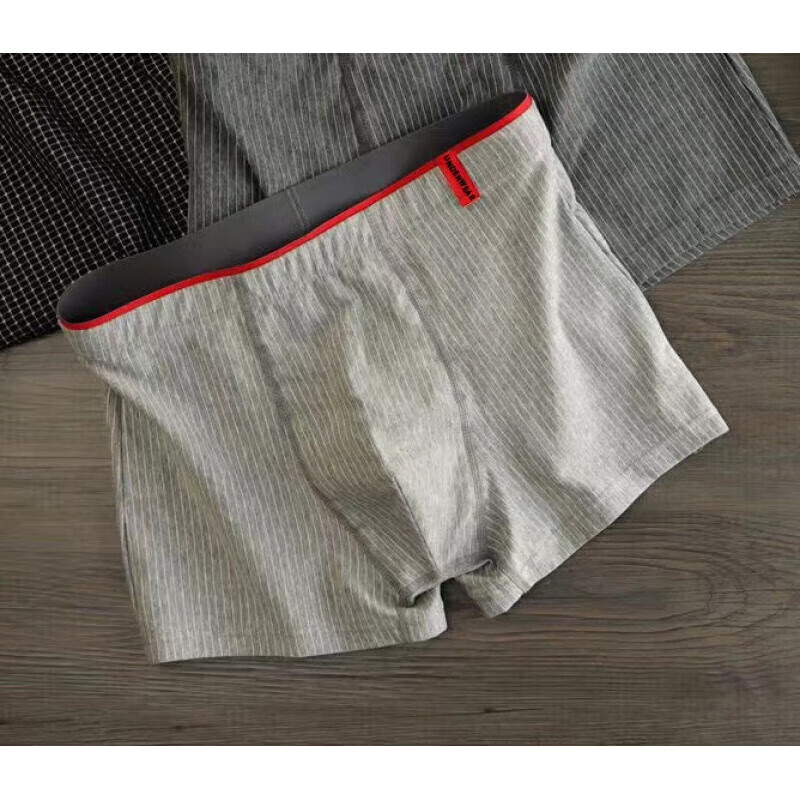 BONAS 宝娜斯 男士竖条纹纯棉内裤 4条装 39.37元（需用券）