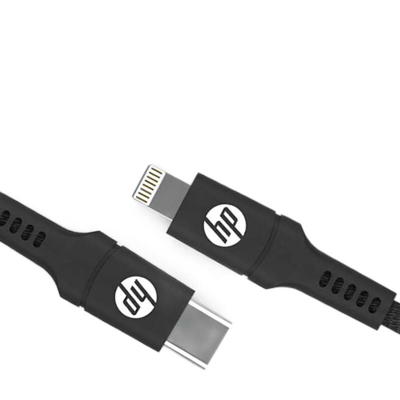 PLUS会员：HP 惠普 MFi认证 USB-C To Lightning 苹果数据线 1m 18.61元（需用券，如有