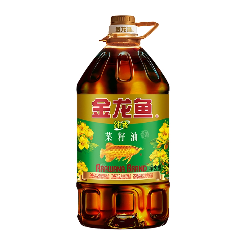 金龙鱼 低芥酸纯香菜籽油5L桶装家用食用油（3人团） ￥41.5