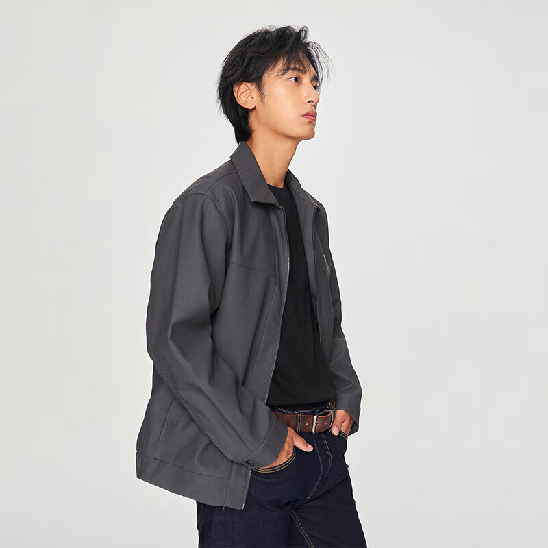 Lee 舒适版 男士哑光PU皮长袖夹克外套 380.55元