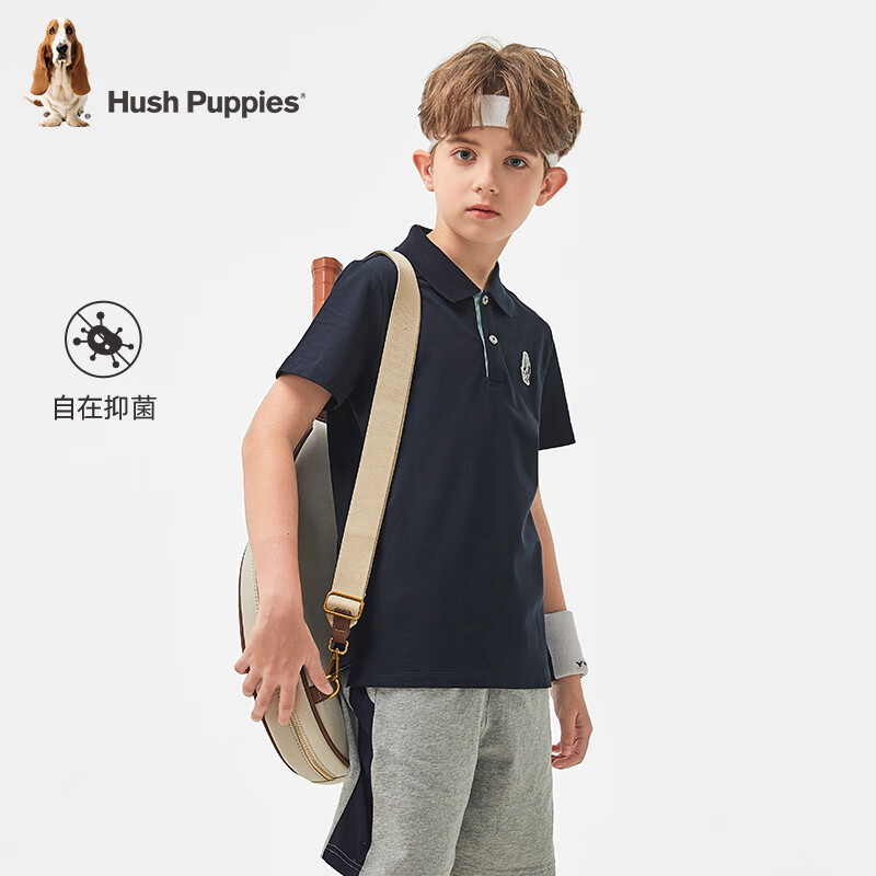 PLUS会员：暇步士 儿童短袖POLO衫 78.04元包邮（需用券）