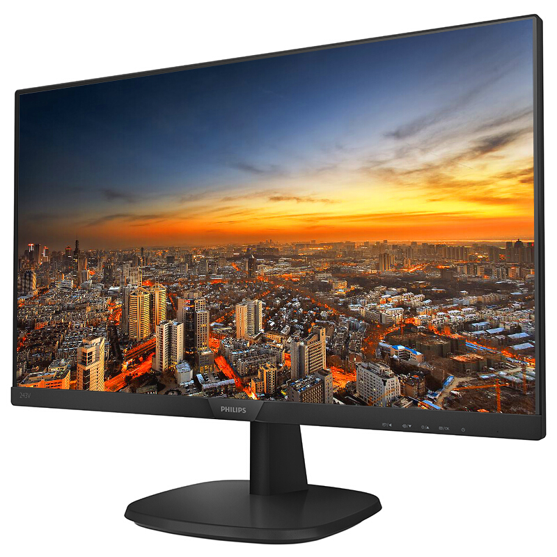 PHILIPS 飞利浦 V系列 243V7QDSB 23.8英寸 IPS 显示器（1920×1080、75Hz、98%sRGB） 599元