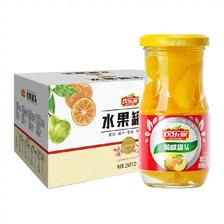88VIP、需福袋：欢乐家 糖水黄桃橘子混合水果罐头 256g*12罐 返后38.07元包邮