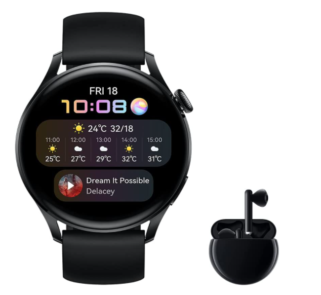 HUAWEI 华为 Watch 3 智能手表 + Freebuds 3 蓝牙耳机 套装2383.4元（尊享版2882.91元）