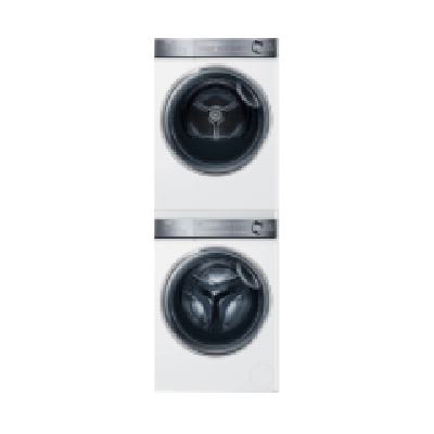 618预售、PLUS会员：Haier 海尔 云溪白376 洗烘套装 直驱精华洗衣机+双擎热泵