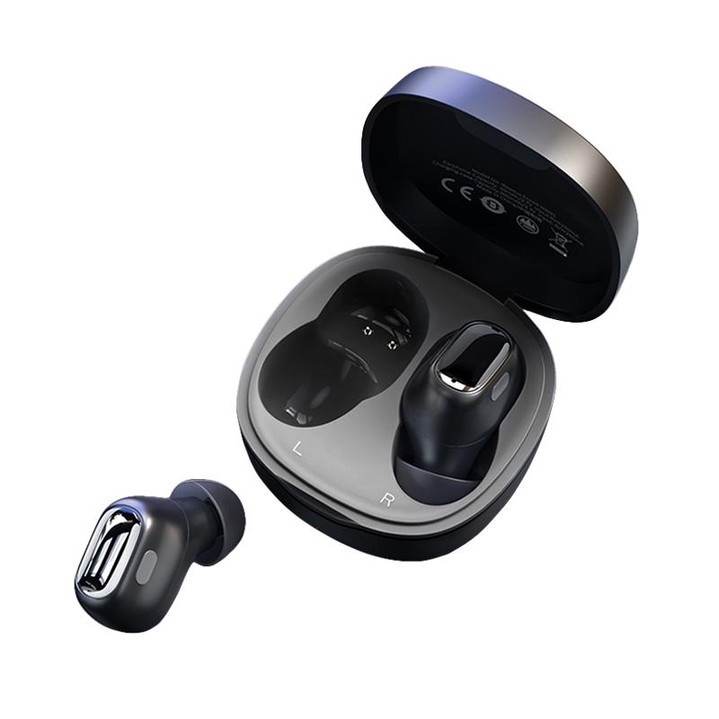 倍思 WM01 入耳式真无线蓝牙耳机 黑色 77元