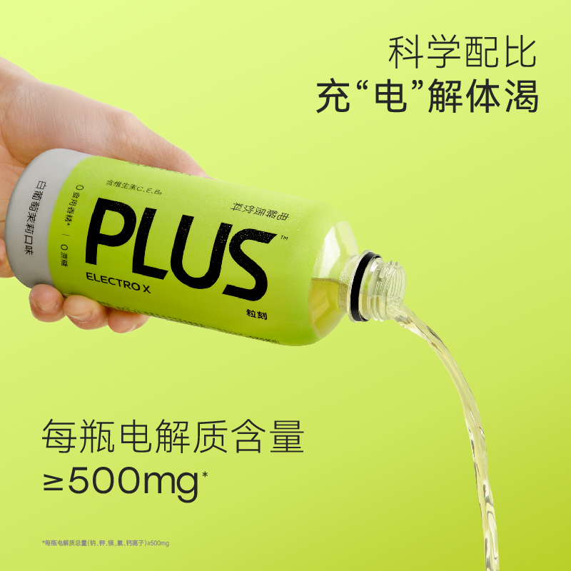 ELECTROX PLUS果汁电解质水饮料无蔗糖香精整箱运动饮品500ml15瓶 83.87元（需买3