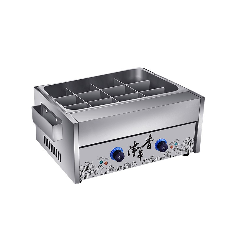 XINDIZHU 关东煮机器商用新款电热麻辣烫串串香专用设备煮面炉电炸炉 单缸12