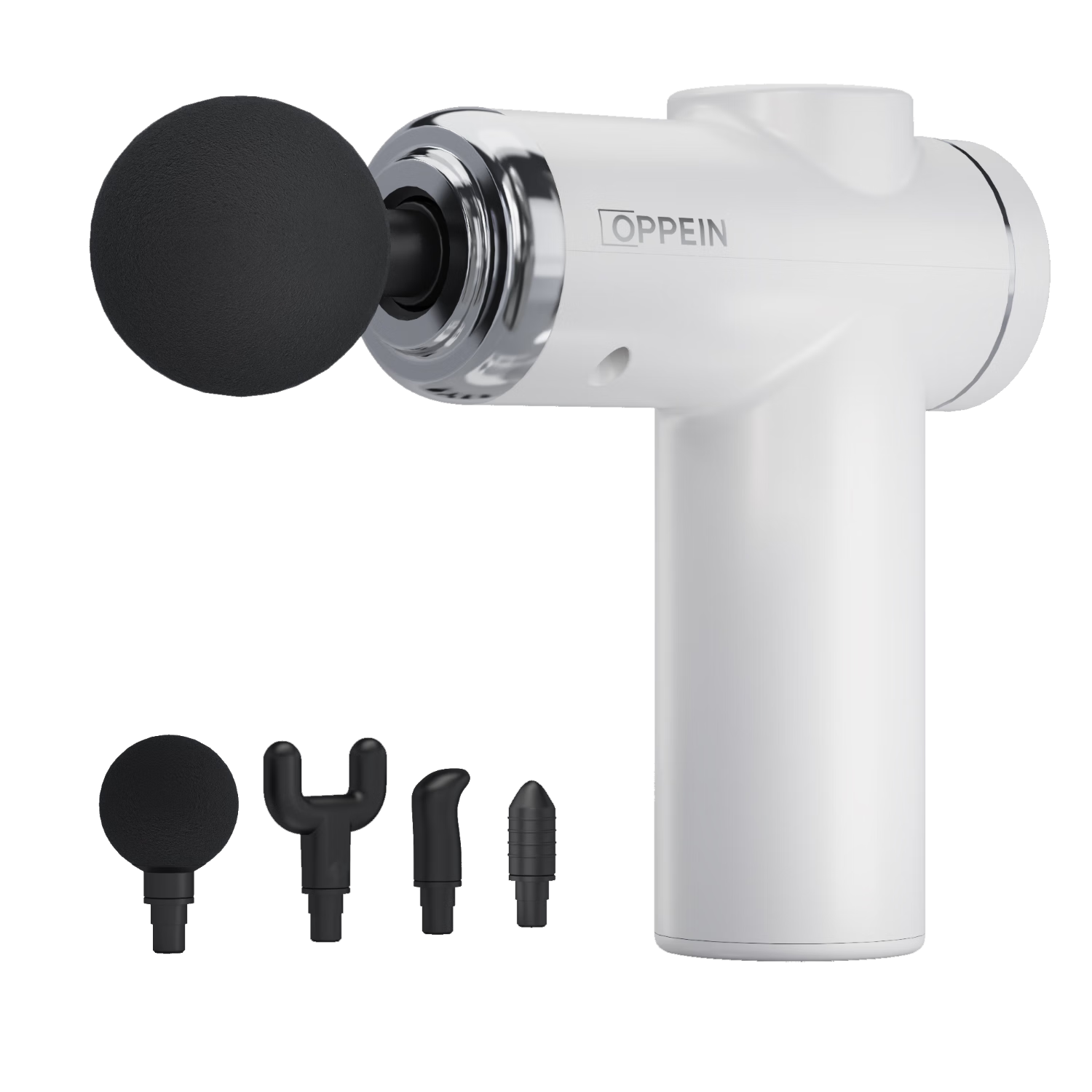 欧派 筋膜枪按摩器 极影白 6档变速压感 4种按摩头 持久续航 49元(需领券) 包