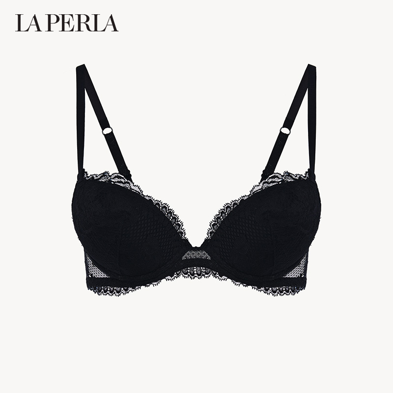 LA PERLA CFI004889 刺绣花朵蕾丝边奢华文胸 1110元