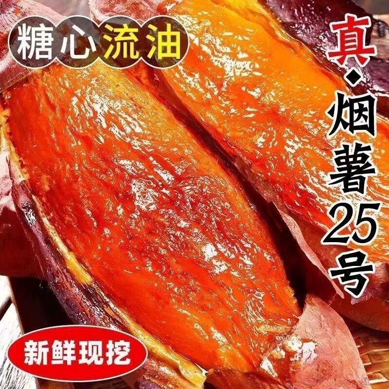 晓筱农场 山东糖心蜜薯25号 红心烤红薯4.5-5斤装 14.75元