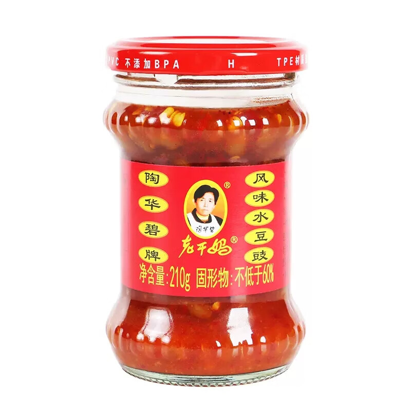 老干妈 陶华碧老干妈 风味水豆豉辣椒酱 210g/罐 0.7元 - 清风线报