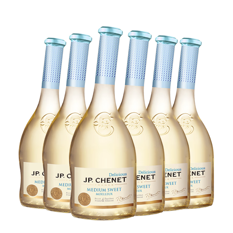 J.P.CHENET 香奈 半甜型白葡萄酒整箱6瓶 259元（需用券）