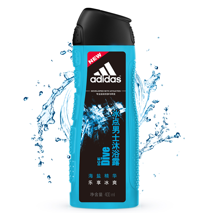 adidas 阿迪达斯 男士活力沐浴露 冰点 400ml 临期清仓 10.79元