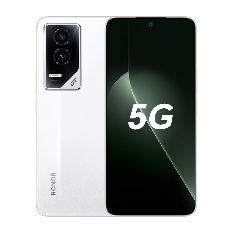 限地区、plus:荣耀GT 荣耀幻影引擎 12+256 冰晶白 5G AI 新款游戏手机 1859.81元