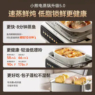 小熊 可拆洗 蒸锅 18L基础款 DZG-RA8N5 460.58元 - 86线报 小熊 可拆洗 蒸锅 18L基础款 DZG-RA8N5 460.58元 - 86线报