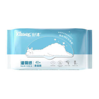 舒洁（Kleenex） 湿厕纸 40片5包 12.5元