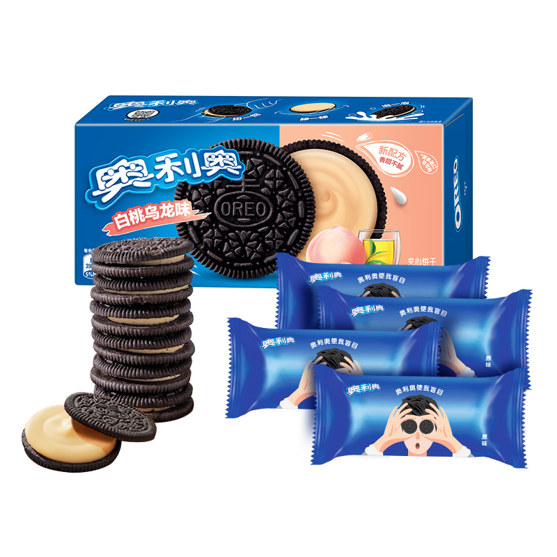 88VIP：OREO 奥利奥 夹心饼干 白桃乌龙味 194g 5.4元