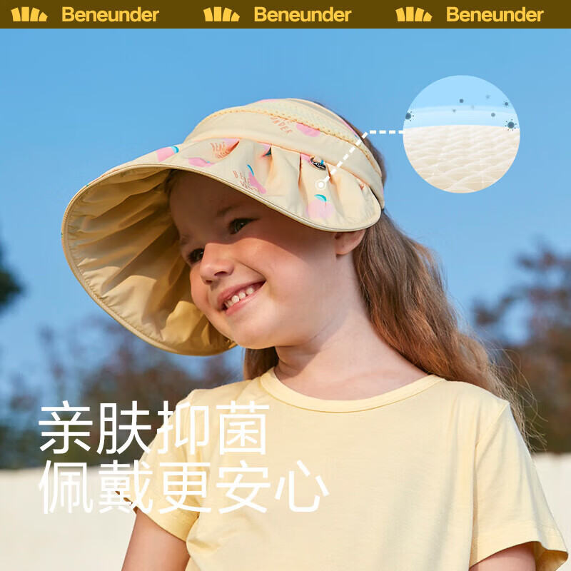 儿童节好礼：Beneunder 蕉下 儿童防晒帽（男女童多款任选） 47.68元（需用券