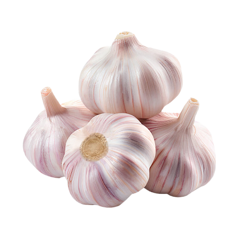 金乡大蒜 紫皮干蒜头 5-5.5cm 10头装 450g 5.49元