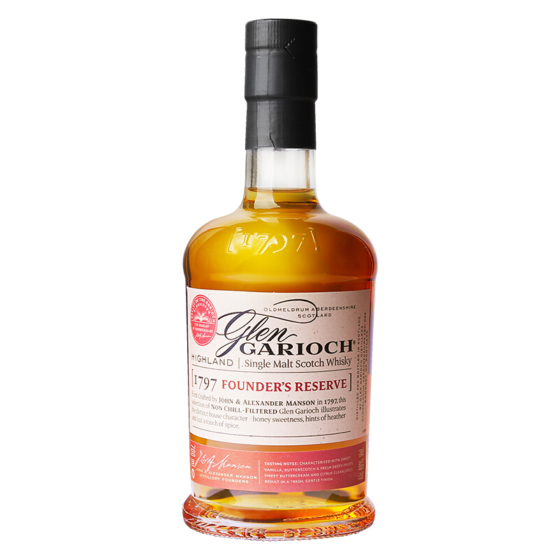 Glen Garioch 格兰盖瑞 英国 单一麦芽威士忌 48%vol 700ml 1797创立者纪念版 138元（