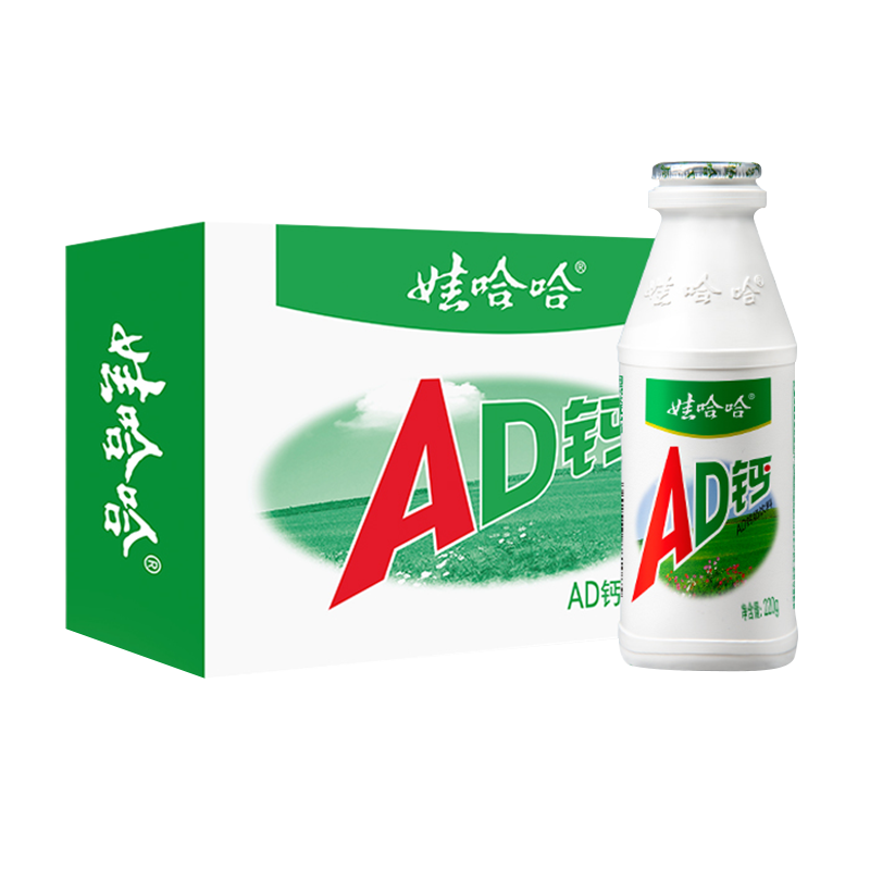 WAHAHA 娃哈哈 AD钙奶 220g*20瓶 ￥5.01