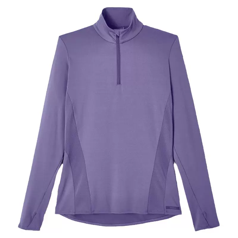 迪卡侬 DECATHLON LS TS RUN DRY+ ZIP 女子运动T恤 8394778 ￥79.9