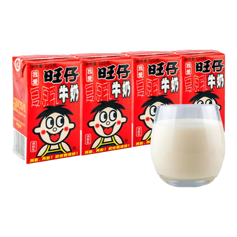 旺仔牛奶125ml*4盒散装 4.9元