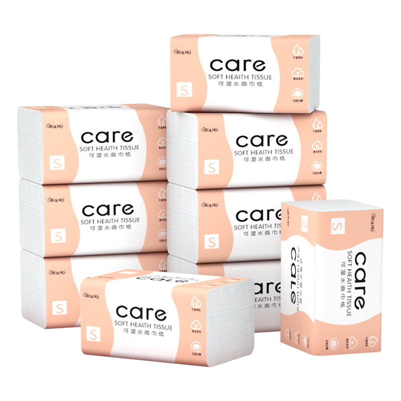 新逸风 抽纸 5层400抽6包 6.98元（需用券）