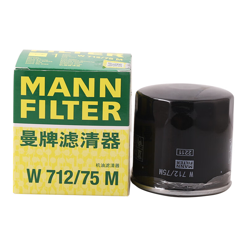 曼牌滤清器 MANNFILTER 曼牌滤清器 W712/75 机油滤清器 36.16元（需用券）