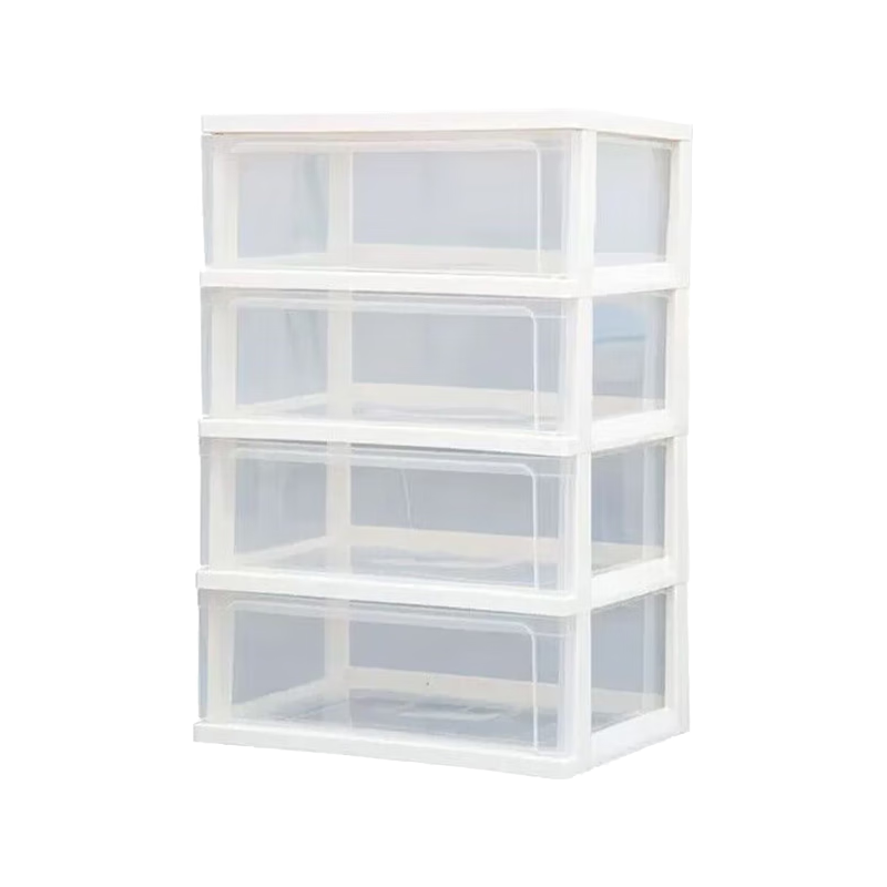 PLUS会员：爱丽思 收纳柜抽屉式儿童衣柜零食玩具杂物储物柜透明柜子 面宽5