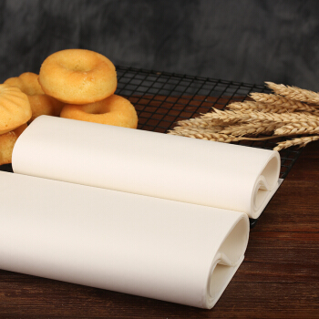 展艺 烘焙工具 硅油纸 烧烤烤肉锡纸蒸笼纸垫 烤箱烤盘工具用纸100张 30cm 22.