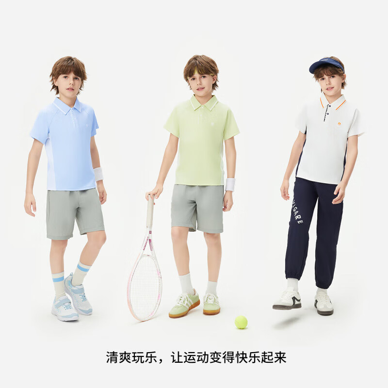 navigare 意大利小帆船 男童速干防晒polo领短袖 多款任选！ 79元（需用券）